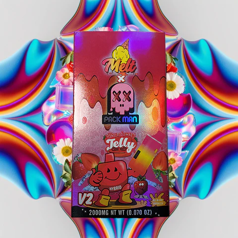 Strawberry Jelly Pack Man New V2 Disposable Vapes